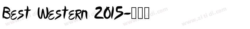 Best Western 2015字体转换